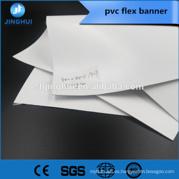 Banner flexible de PVC con dorso negro revestido 400 + -10